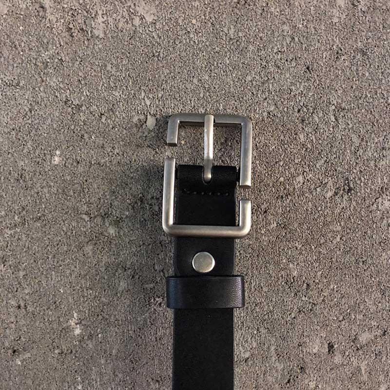 

Корейський Тонкий Ремінь для Чоловіків Проста Квадратна Пряжка-Шпилька Пояс Вінтаж Джинси Штани ПУ Шкіра Пояс Поясний Ремінь чорний