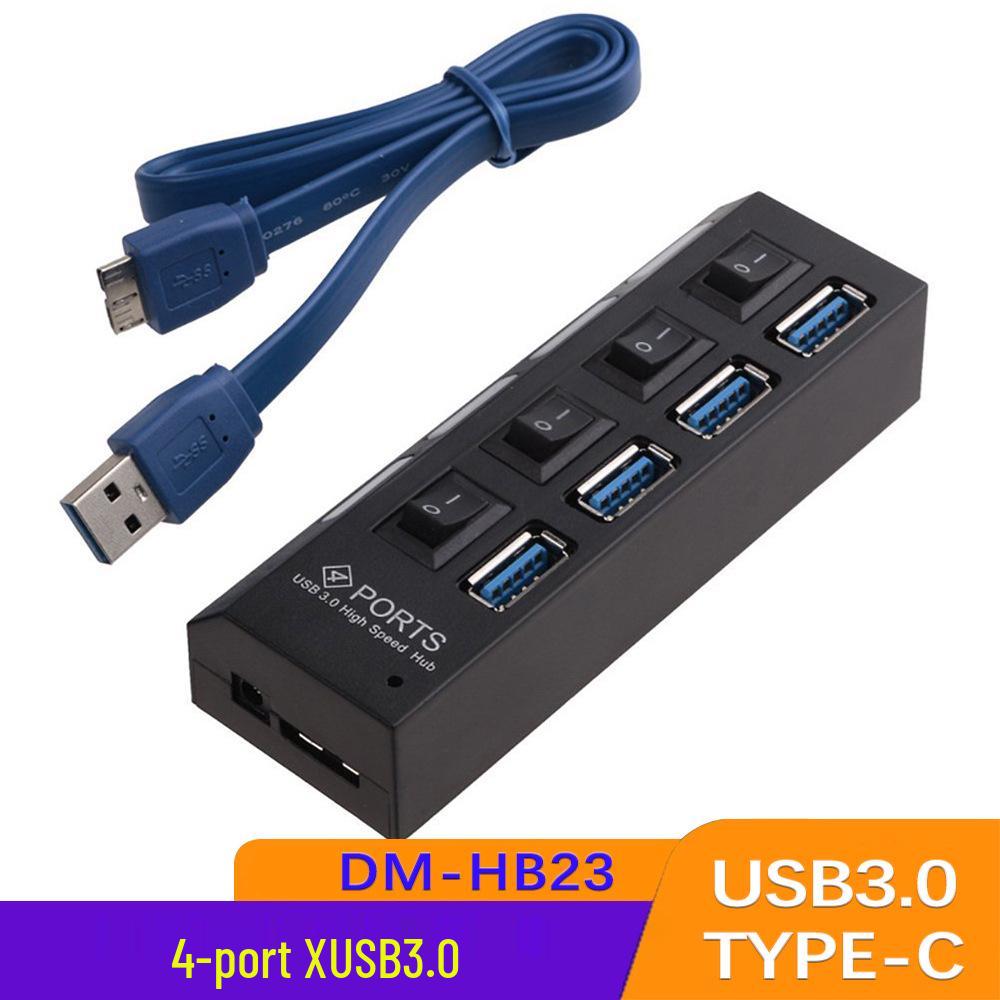 

Высокоскоростной 4-портовый USB 3.0 хаб с независимыми переключателями