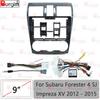 Car Radio Fascias Frame For Subaru Forester SJ Impreza XV 2012-2015 9 Inch 2DIN Multimedia Stereo Panel Harness Wire Canbus Box
