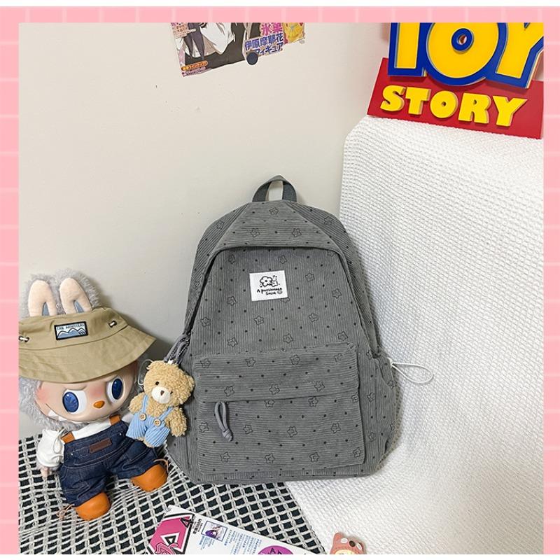 New Mori small fresh backpack Korean ins junior high school student schoolbag polka dot girl student backpack