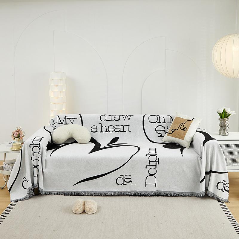 Thick Sofa Protector Soft Pet Friendly Multifunction Sofa Towel Easy-care Cover for Living Room Sofa