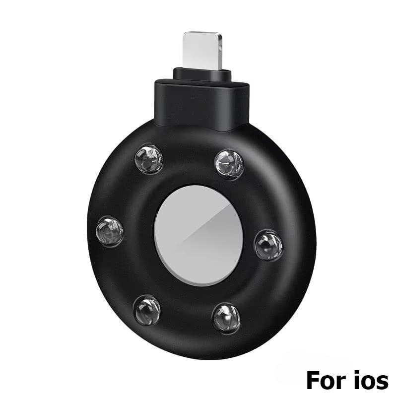 

Инструмент обнаружения камер антинаблюдения для осмотра в гостинице, небольшой беспроводной инфракрасный прибор обнаружения, портативный For ios чёрный