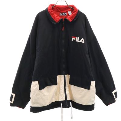 90s Old Batting Jacket M Navy Men's Used
