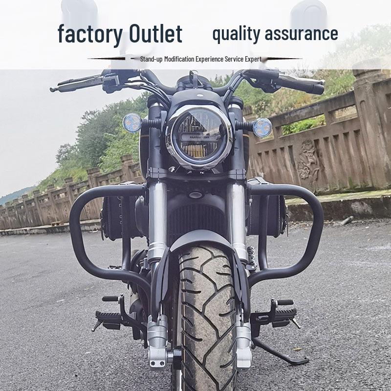 QJ Flash 300S/350 Front Guard Side Bag with Thickened Backrest and Anti-Collision Modification