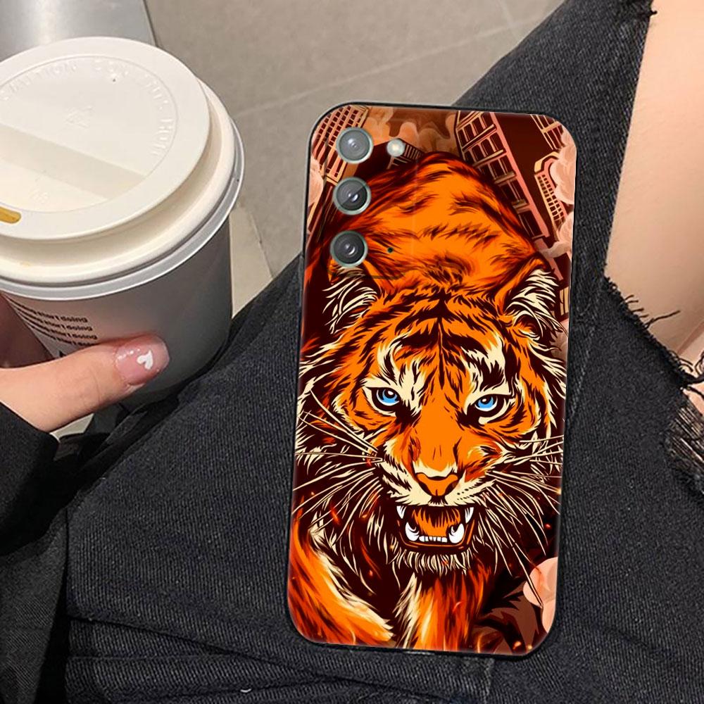 

Mythical Dragon Tiger Phone Case For Samsung NOTE 20 10 M23 M53 A80 A70 A50 A30 A24 A13 A12 A07 A06 A05S A04 A03S A03 A04E Cover Samsung A70