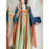 China Restores Tang Dynasty Style Hanfu Traditional Embroidered Elegant Daily Suit For Women