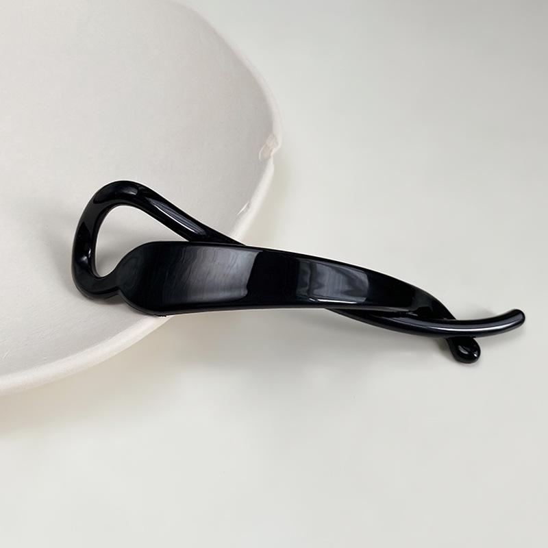 Korean Style Frosted Large Banana Hair Claw Clip for Elegant Updos