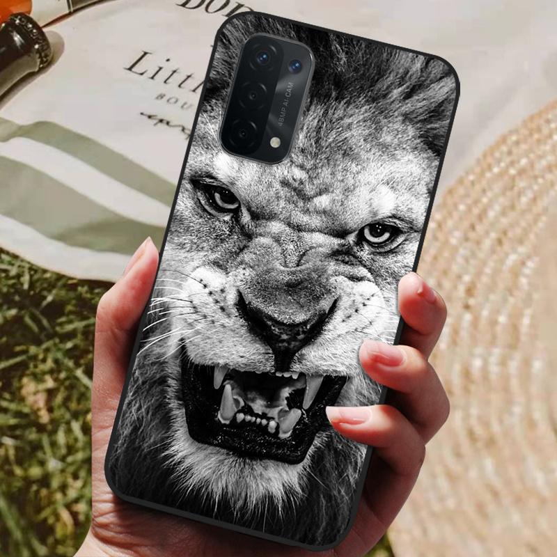 Für Oppo A54 5G Hülle Silikon Rückseite Handyhülle für Oppo A54 5G CPH2195 Hüllen Weiche Bumper Coque für OPPOA54 A 54 5G 6,5 Zoll
