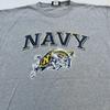 Vintage 90s US NAVY RAM DOUBLE-SIDED T-Shirt XL Football Jansport Soft