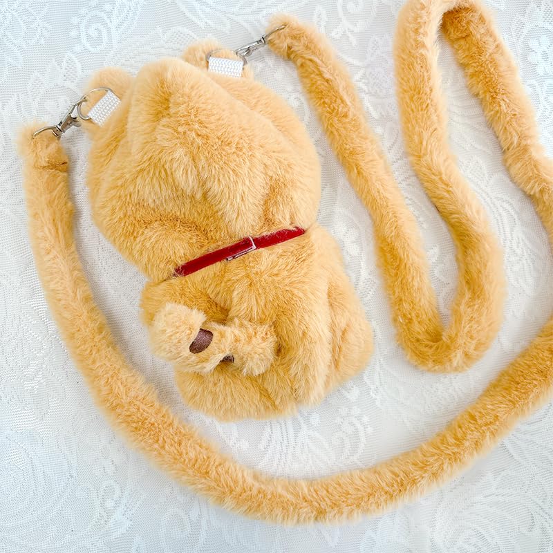 Fluffy Plush Kigurumi with Shoulder Strap [for 15cm] Beige (Tiger) Plush Clothes, Nuikatsu, Plush Toy, g.triger, Oshi-Nui [Product]