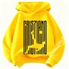 Boys Cristiano Ronaldo Hoodie CR7 Football Player Graphic Hooded Sweatshirt Kids Casual Long Sleeve Sport Pullover