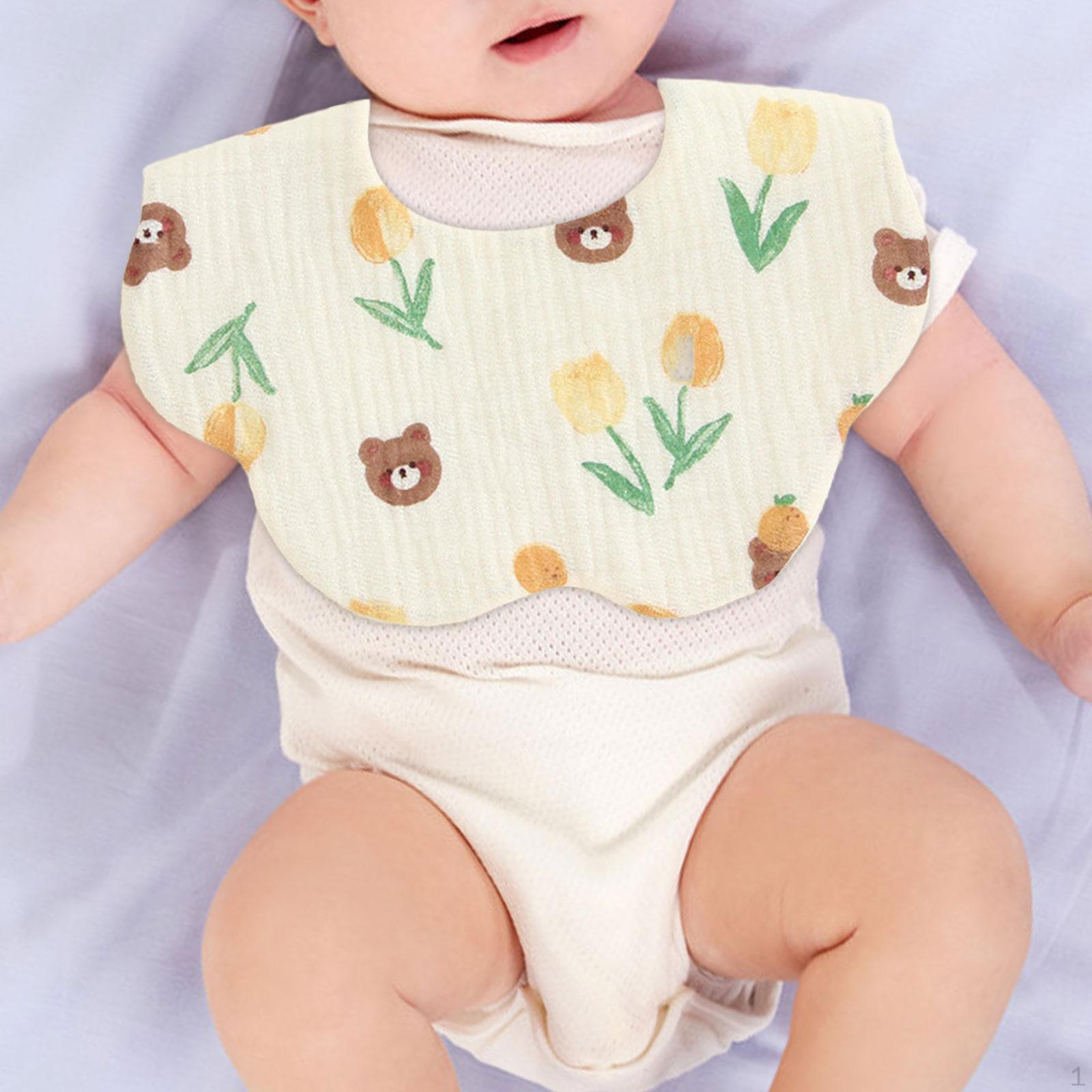 

Детский нагрудник, нагрудник для слюней, регулируемая вращающаяся мягкая застежка, удобный нагрудник для кормления, нагрудник для младенцев, для Tulip and Bear