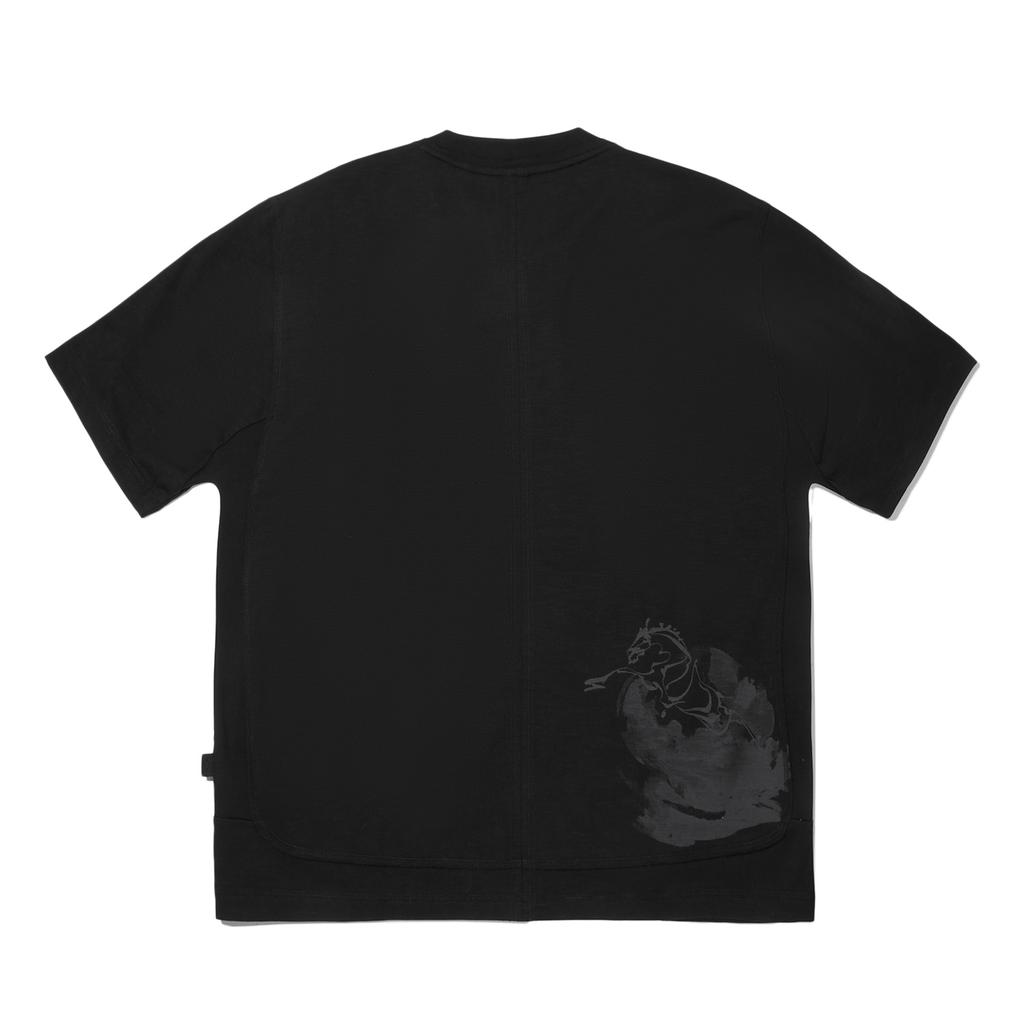 Li Ning × Kung Fu Series Treasure Loose Versatile Comfortable T-Shirt Men tops AHSW053-3