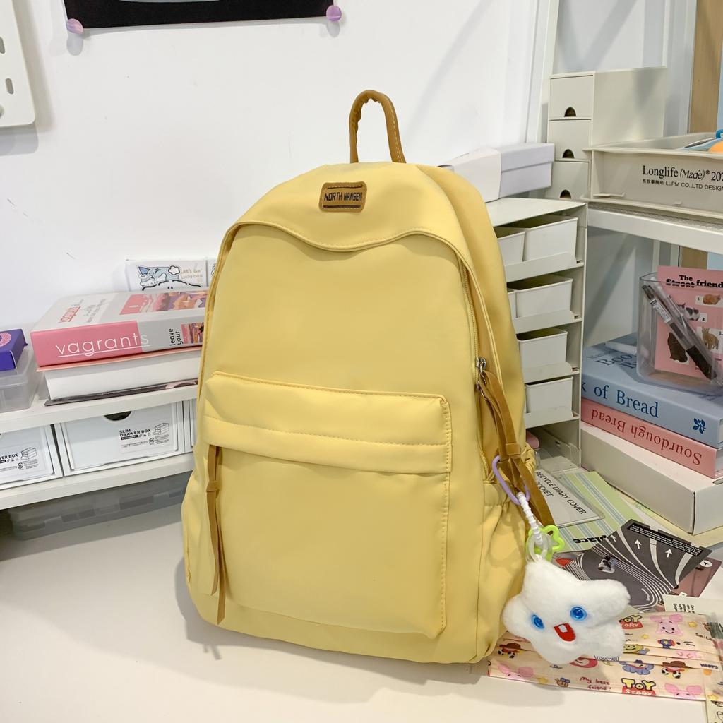 Schoolbag female Japanese trendy brand fashion backpack female college student junior high school student large capacity computer backpack female