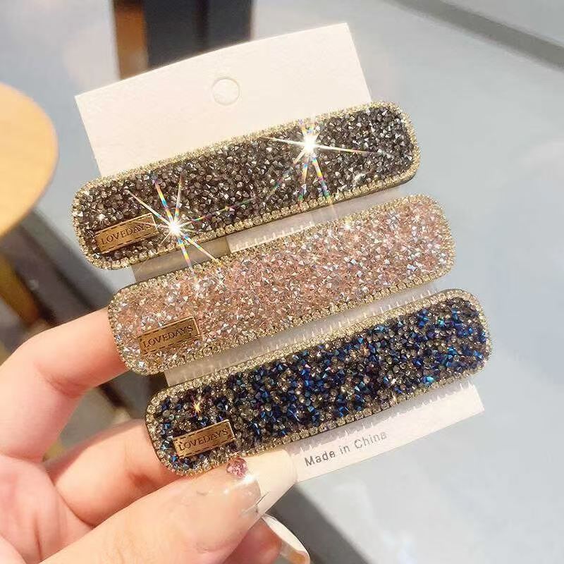 Rhinestone Hair Clip, Side Bangs Clip, Versatile New Style Bobby Pin