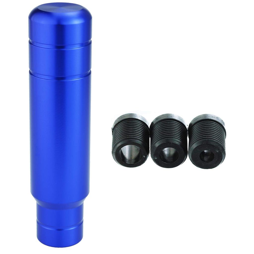 Abfer Weighted Shift Knob Aluminum Car Gear Stick MT Shift Knob Fits Cars Trucks (Blue)