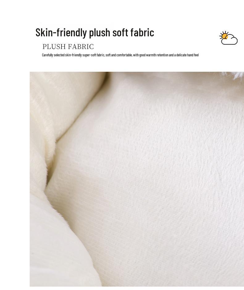 Cozy Plush Cat Bed - Round, Semi-Enclosed for Deep Sleep