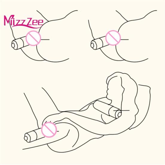 Mizz Zee vanntett elektrisk vagina bærbar 10 hastigheter for vibratormassasjepar kvinner