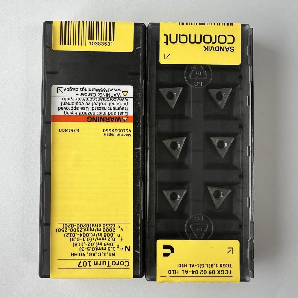 SANDVIK / TCGX090204-AL H10 / Original Swedish hard alloy blade 10 Pcs