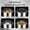 Fengzhi Stainless Steel Large Capacity Soup Pots and Buckets