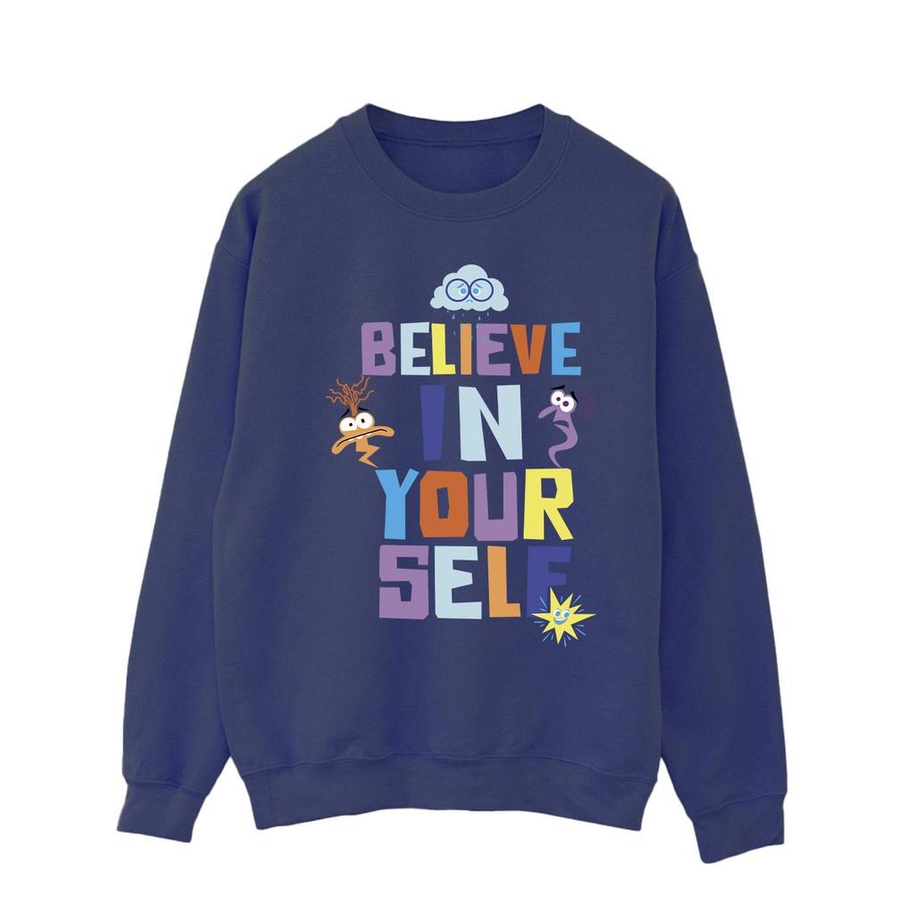 Inside Out 2 Mens Believe In Yourself Sweatshirt