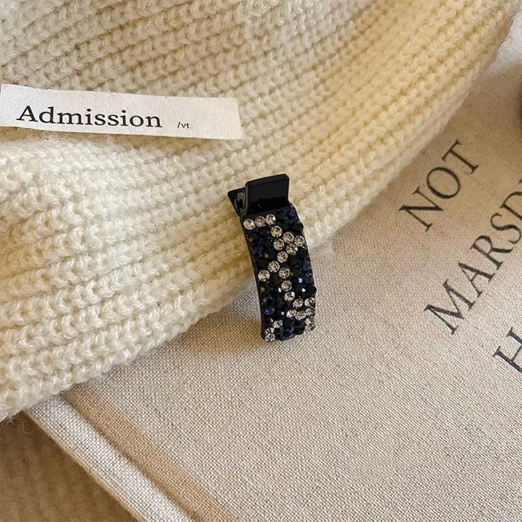 1/2/4Pcs Sparkling Crystal Stone Braided Hair Clips for Women Gift Wedding Party Hair Accessories Hair Barrette with Rhinestones