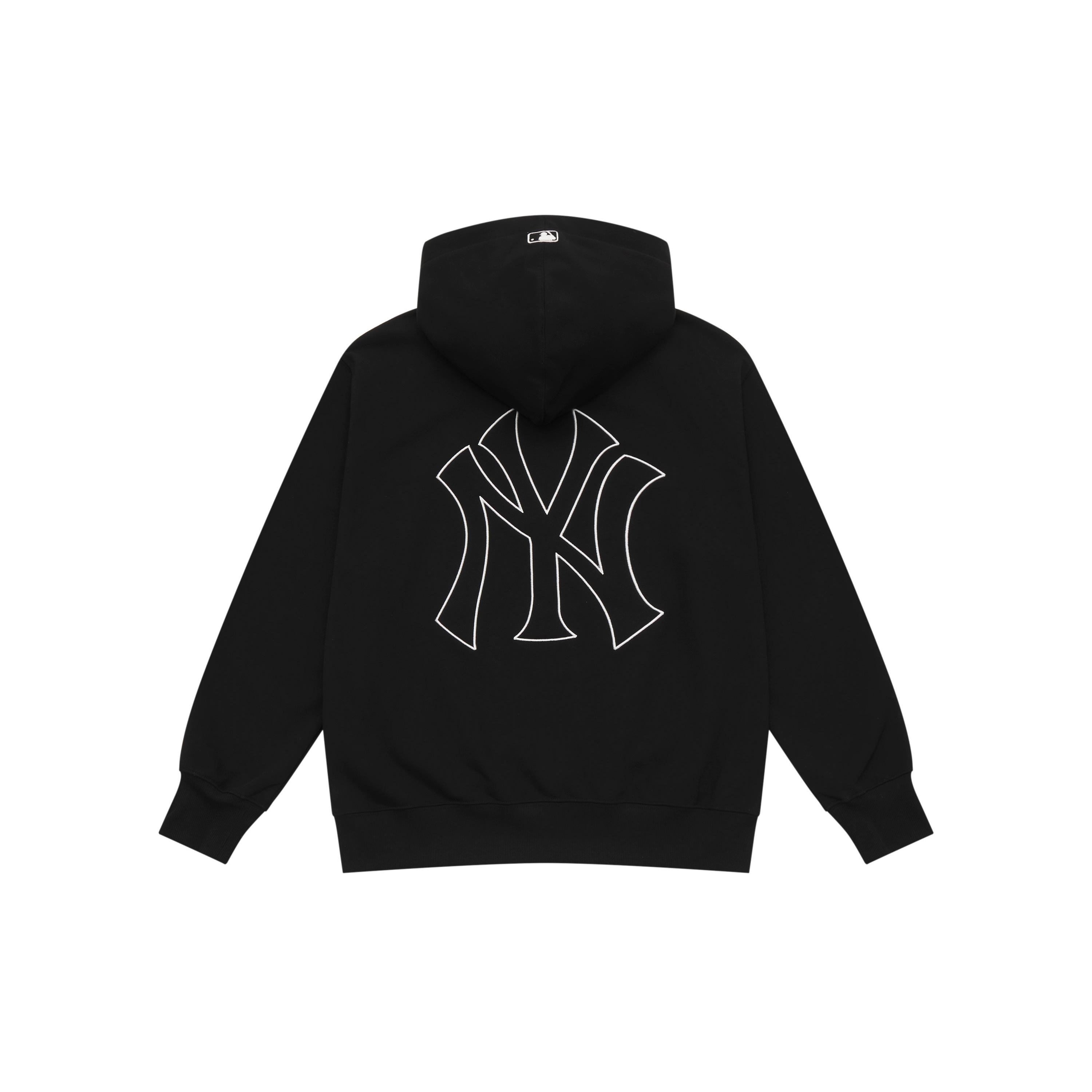 MLB New York Yankees Basic Collection SS25 Sweatshirt Unisex Black 3AHDB0851-50BKS XS