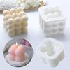 1Pcs Aromatherapy Plaster Candle 3d Silicone Mold DIY Candles Mould Soy Cube Soap Molds