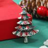 Exquisite Rhinestone Christmas Bell Brooch and Lapel Pin Ornament