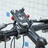 Verstellbare Fahrrad-Handyhalterung Ständer Rutschfest Universal Fahrrad Motorräder Lenker Handyhalterung Clip Einfach zu installieren