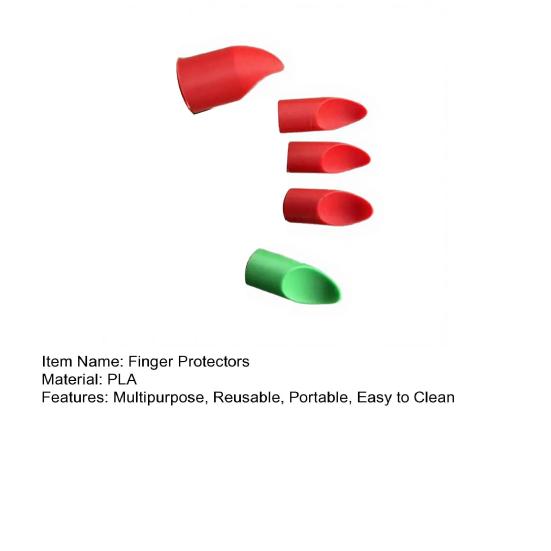 5Pcs Finger Protectors for Digging Gardening Reusable Finger Guards Portable Finger Covers Tools for Planting Transplanting Protect Nails from Dirt