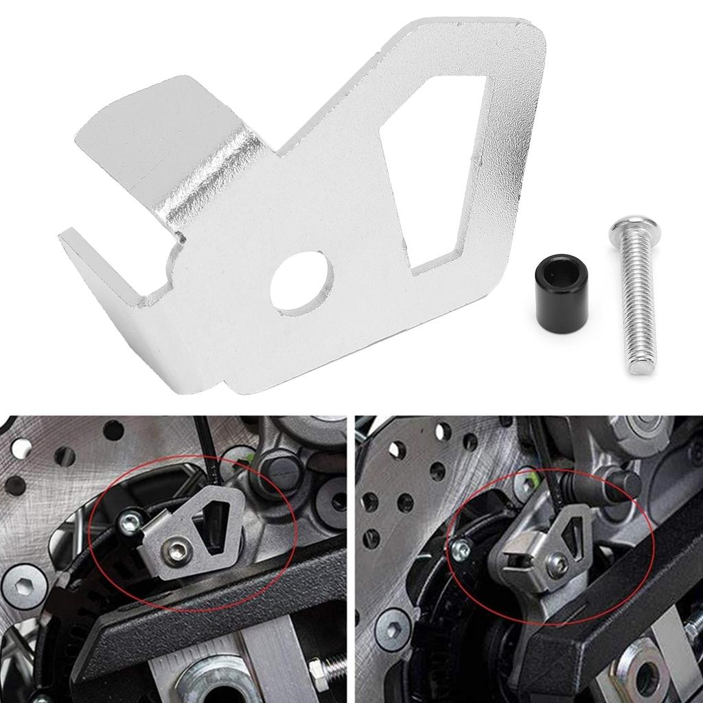 Motorcycle Rear ABS Sensor Guard Cover Protector Aluminum Alloy Replacement for TENERE700 XTZ690 2019‑2021