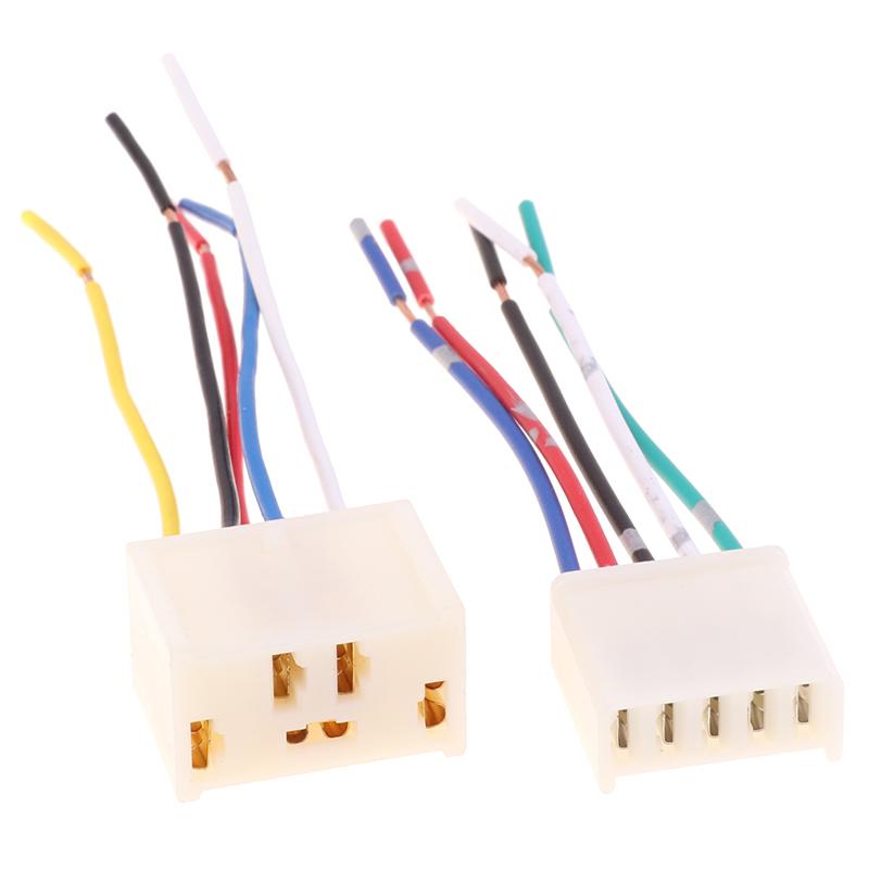 2 Stück Sockel 5 Pin Auto Fensterheber Schalter Controller Steueradapter Stecker Halter Verbinder