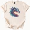 Celestial Galaxy Dragon Graphic T Shirt Fantasy Art Cosmic Blue Dragon Tee Mystical Creature Shirt Unique Dragon Lover Gift