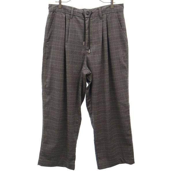 

68&brothers Check Pattern 2 tack Pants M Gray Men s Used