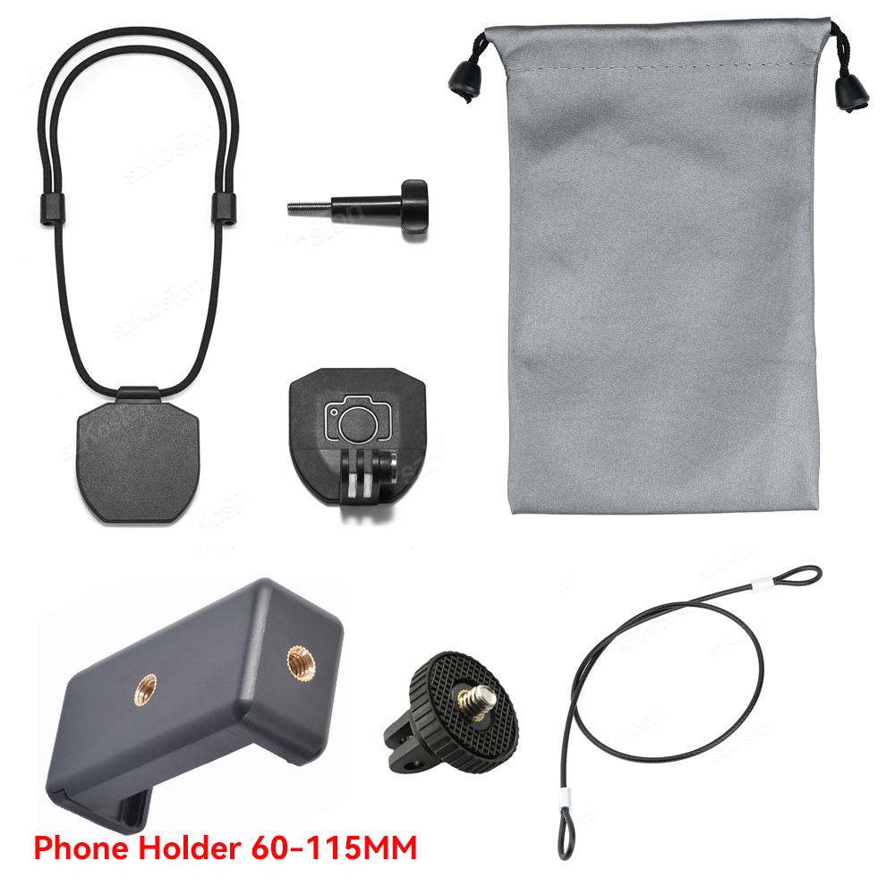 Magnetic Action Camera Quick Release Halter Bracket Go Pro Accessories Release For GoPro Hero 13 Insta 360 X4 DJI Mobile Phone