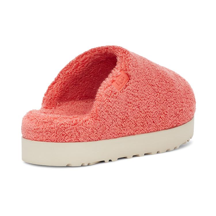 UGG Fuzz Sugar Terry Slide Fabric Fashion Slippers Women's Peach Pink 1126386-PBLSS