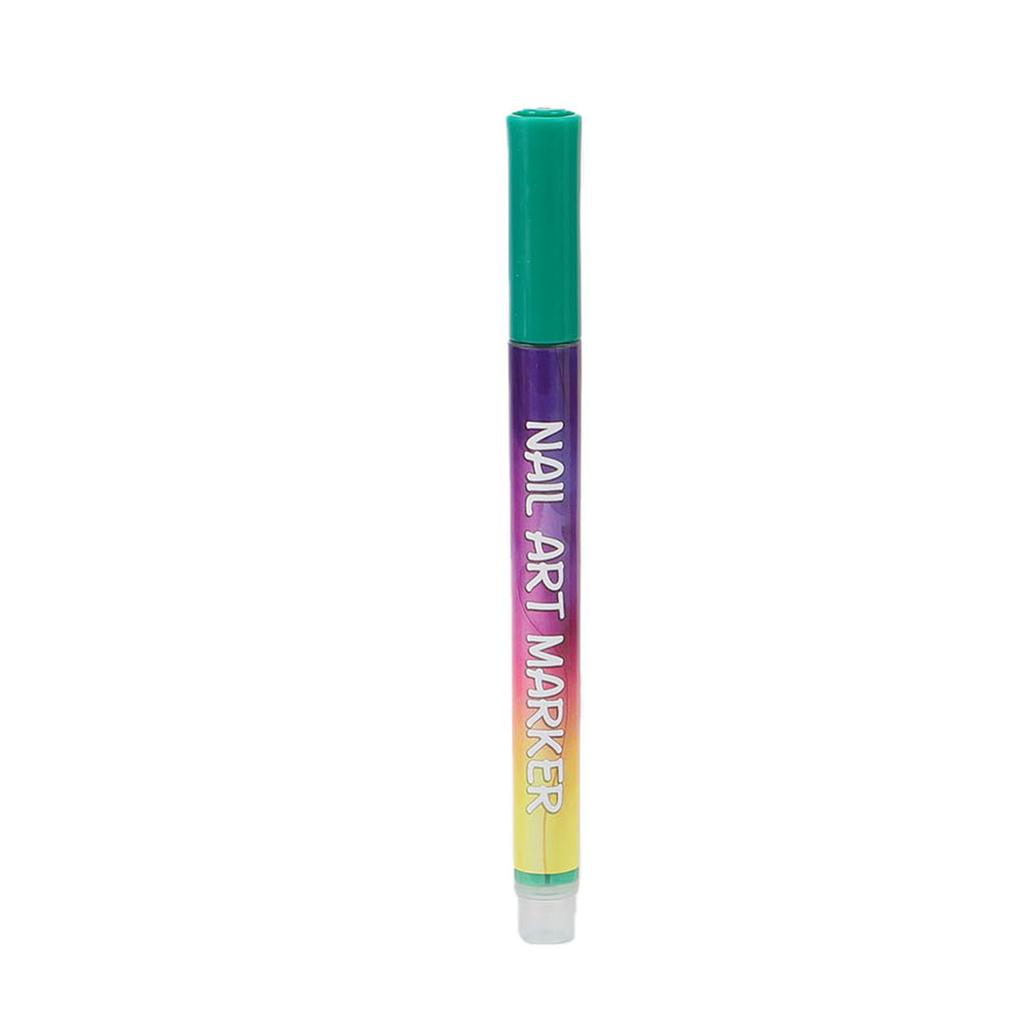 12 Colors Nail Art Pen Set Quick Drying Long Lasting Colors Manicure Nail Polish Pen for Beginners