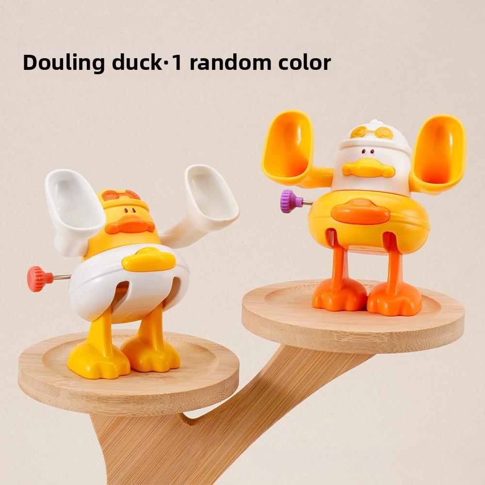 Krabbelspielzeug für Babys 6 12 Monate Rollende Uhrwerk-Ente Aufziehspielzeug für Säuglinge Bauchlage Baby Spielzeug Frühes Lernspielzeug für Babys Geschenk