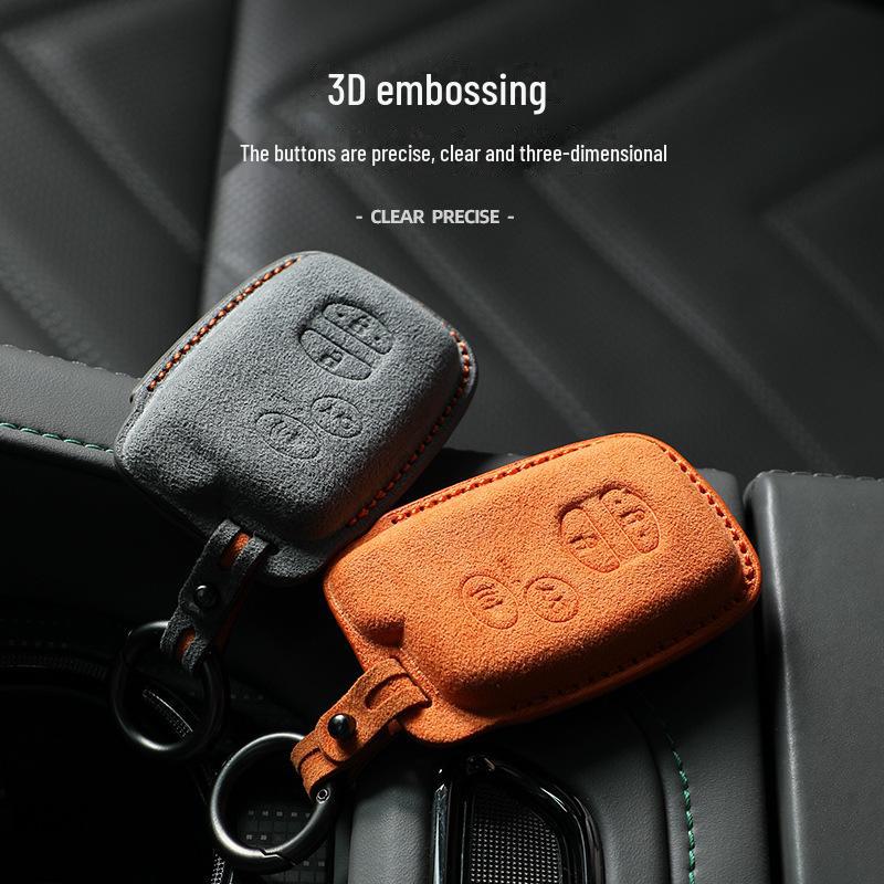 Lexus ES300H/ES350/RX270 Alcantara Wildleder 3D Schlüsseltasche