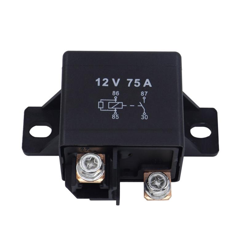 Heavy 0332002168 75A 12V Forklift Excavator Start Relay Multipurpose Terminal Relay High Temperature Resistance Large Capacity Relays 5