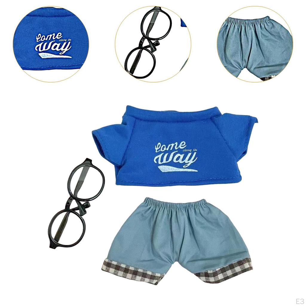 20cm Plush Doll Clothes Fashion, Accessories,Dress up DIY Comfortable Clothing