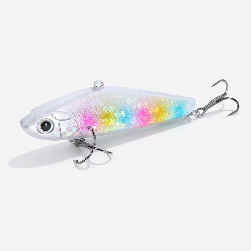 Custom Pointed Tail Vib Lure: Iron Plate Vibration Casting Swim Bait 20g 70mm
