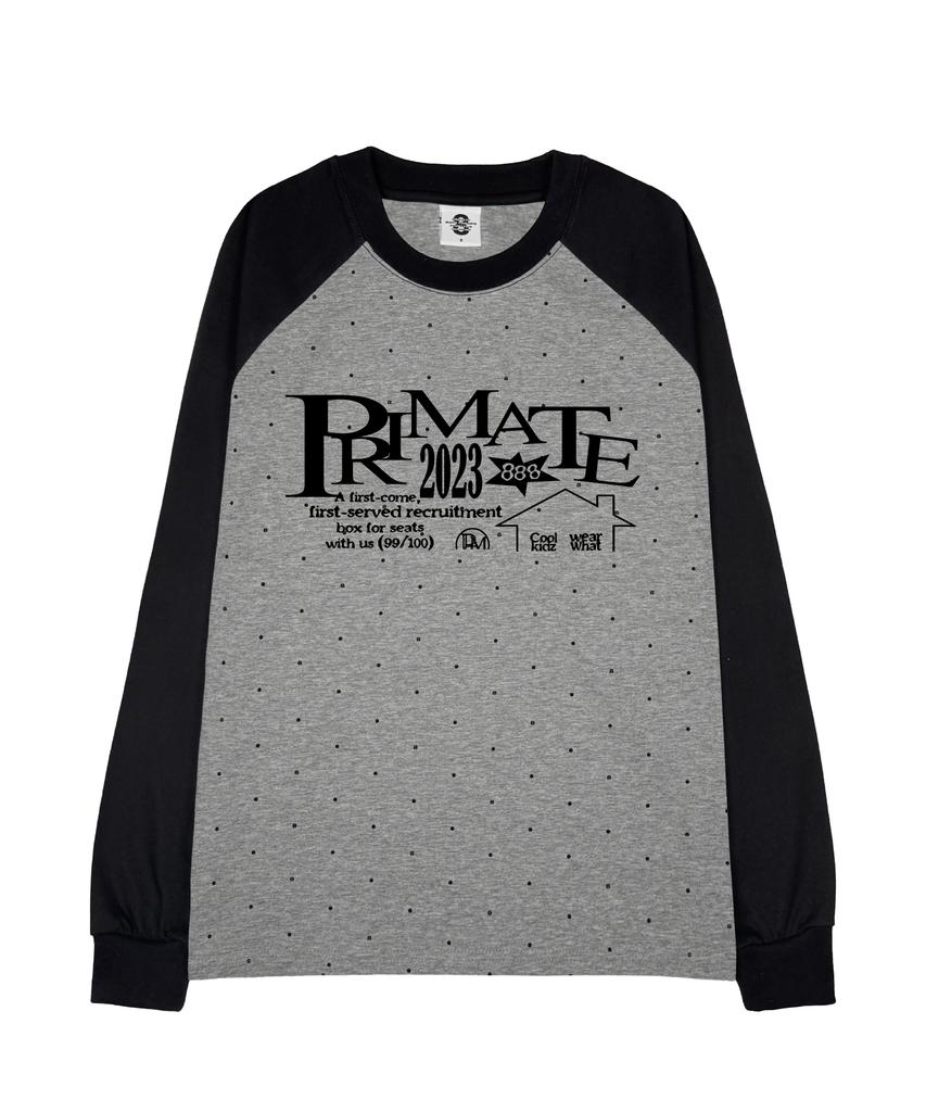 PRIMATE Slick Polka Dot Raglan Long Sleeve 3 Colors