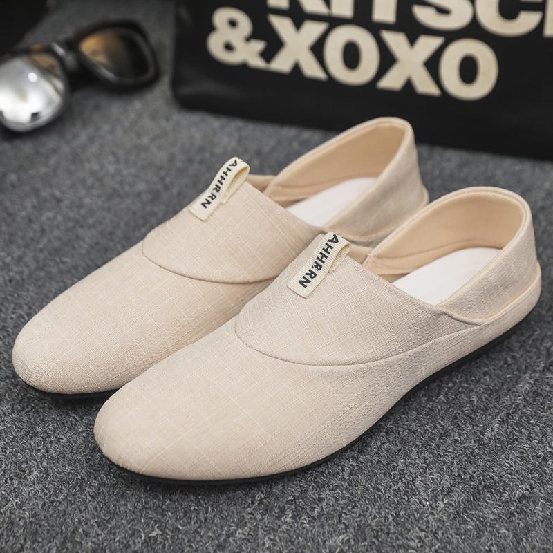 Fashion Lightweight Men Casual Shoes Canvas Shoes Wear-resistance Non-slip Mens Loafers Breathable Comfort Driving Shoes Zapato Hombre