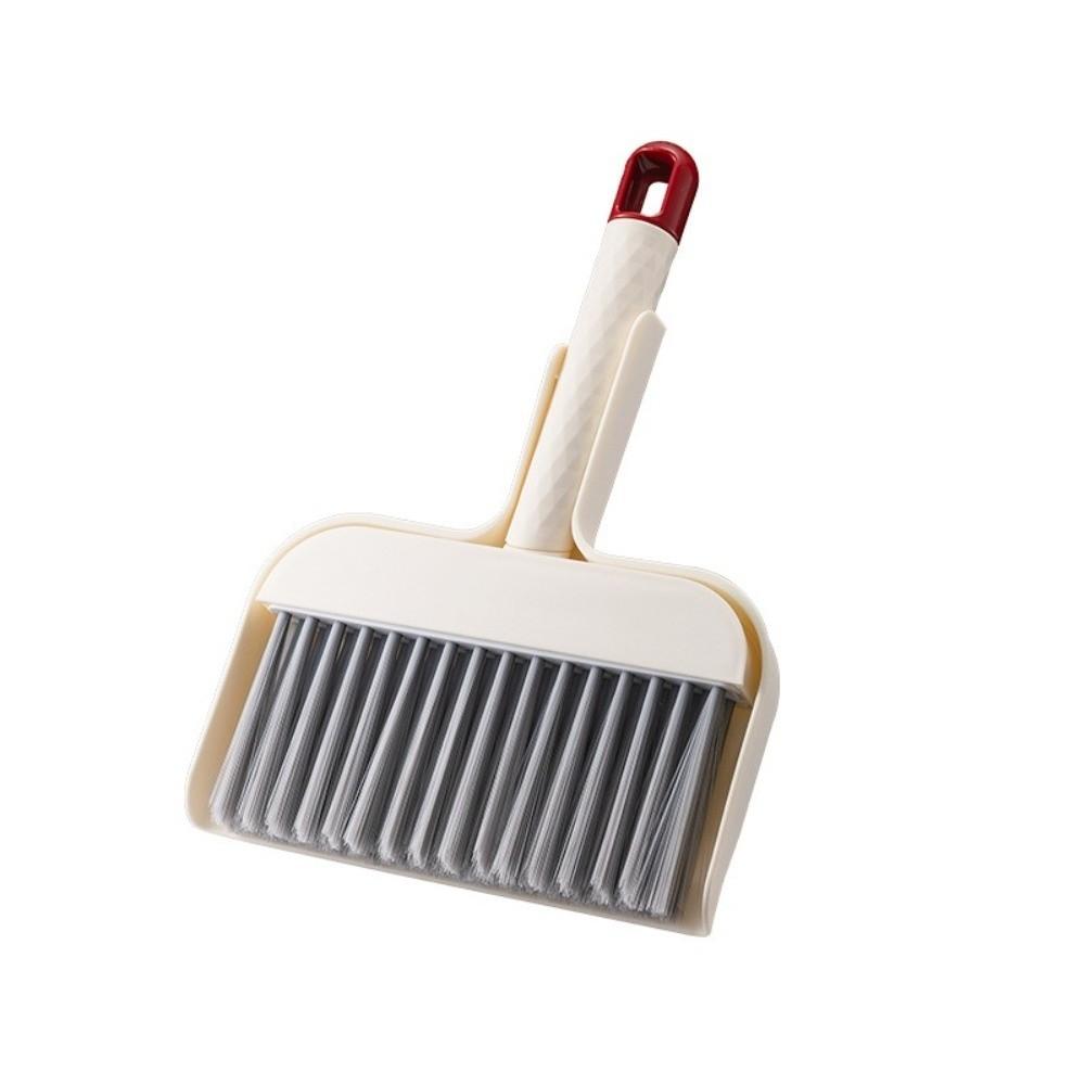 Plastic Desktop Mini Broom Mini Handheld Sweeping Brush Portable Dustpan Set  Household Tool