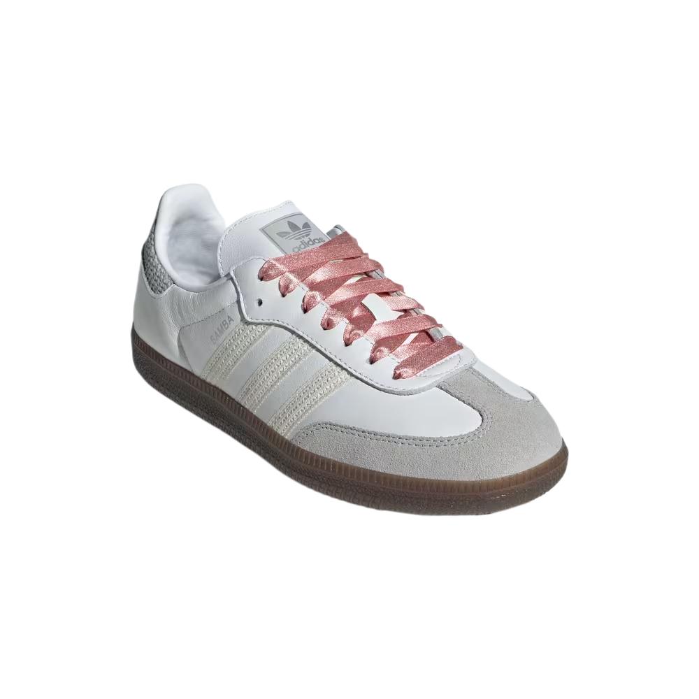 Adidas Originals Samba Og Classic Fashion Simple Versatile Breathable Low-Top Skate Shoes Women Sneakers Rubber-White JQ3506