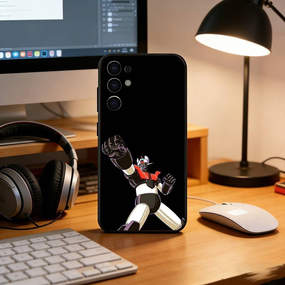 Anime M-Mado K-King Granzort Phone Case For Samsung S25,S24,S21,S22,S23,S30,Ultra,S20,Plus,Fe,Soft Silicone Black Cover