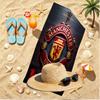 Manchester Football Print Beach Towel, Versatile Lightweight Absorbent Beach Towel for Pool Surf Yoga Bathroom, Perfect Birthday Holiday Gift