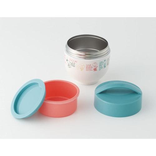 Skater Antibacterial Insulated Lunch Box, Bowl-Shaped, 540ml, Snoopy Awesome, LDNC6AG-A